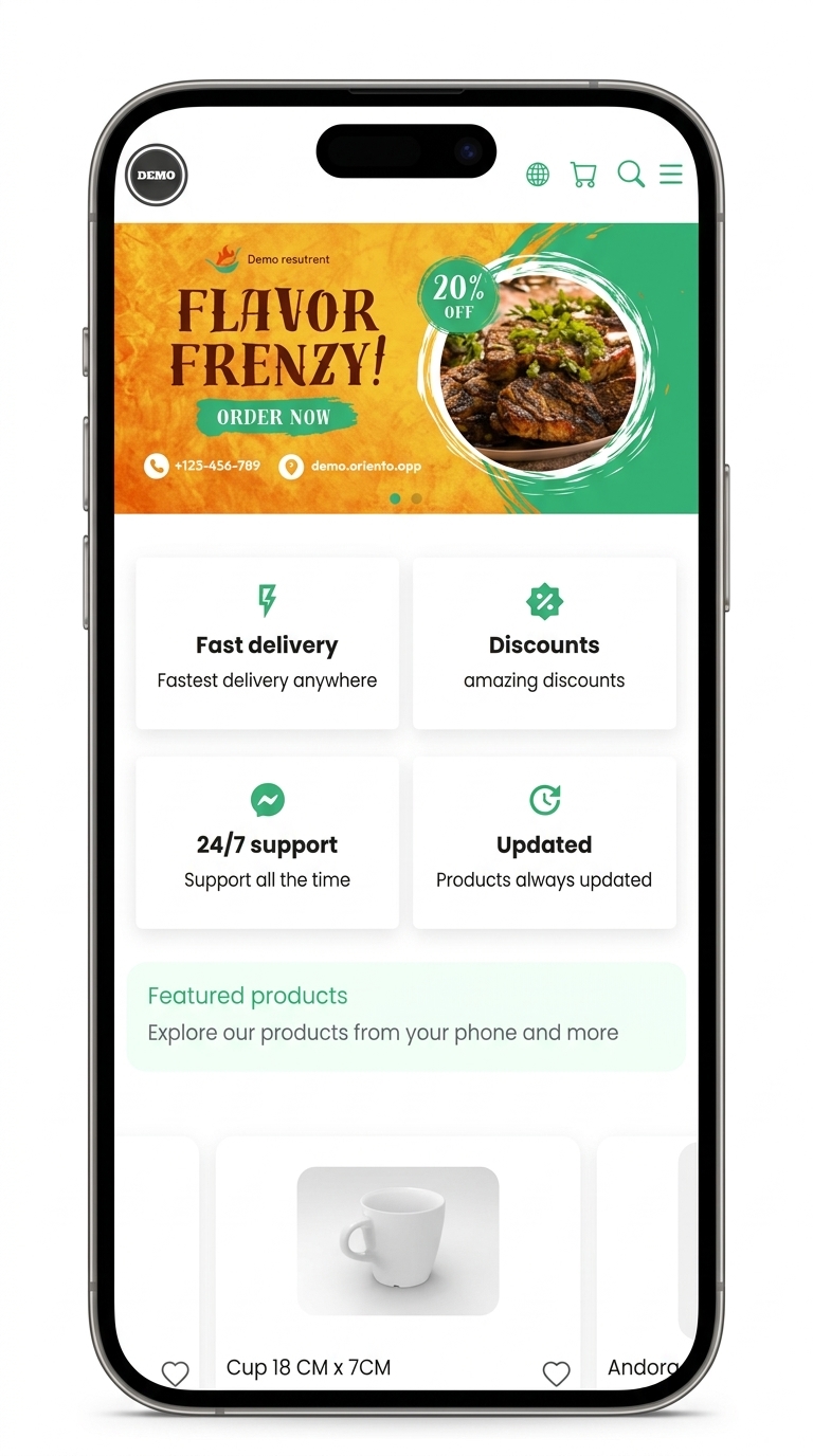 E-Commerce Mobile View